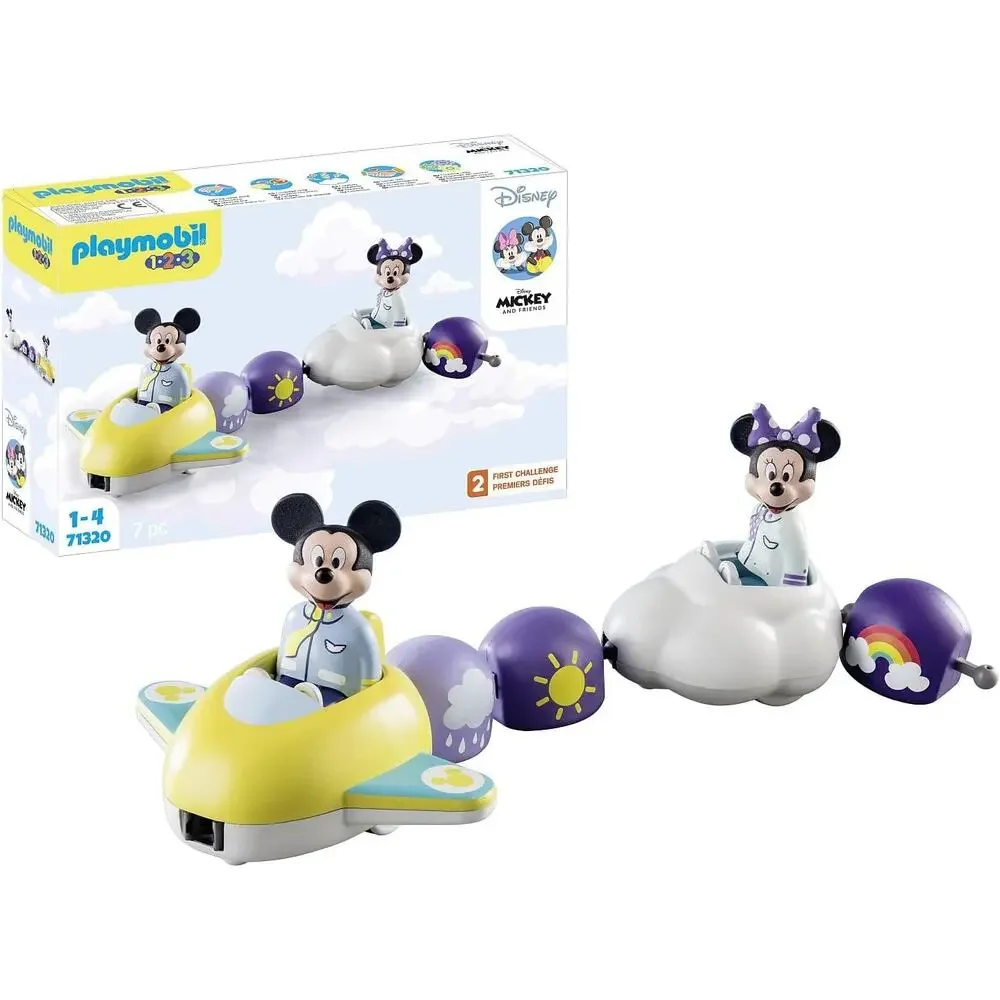 Playmobil 1.2.3 & Disney: Mickey's & Minnie's Cloud Ride New In Box